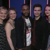 Sarah Woodward (Hannah), Lucy Black (Denise), Enyi Okoronkwo (Zef), Oliver Johnstone (Neil) and Rona Morison (Cora)