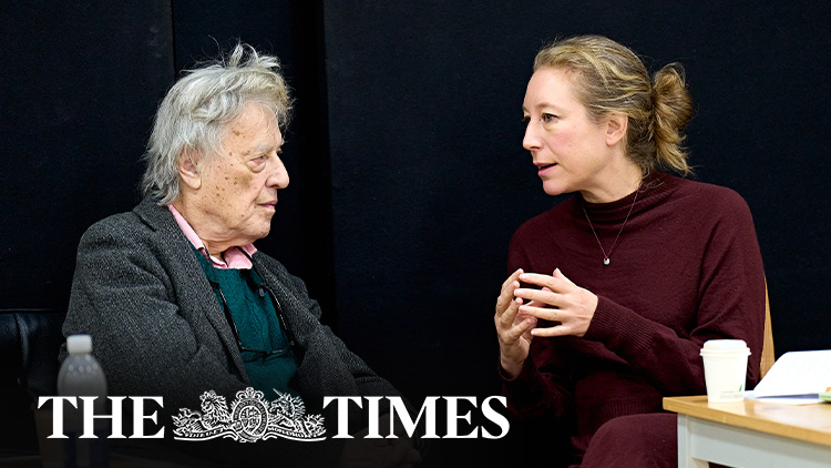 THE TIMES: INTERVIEW WITH TOM STOPPARD AND DIRECTOR, NINA RAINE