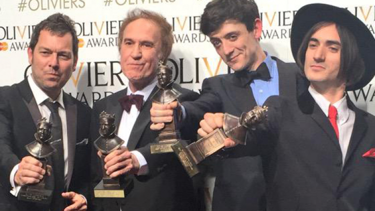 Sunny Afternoon wins Best New Musical at The Olivier Awards 2015