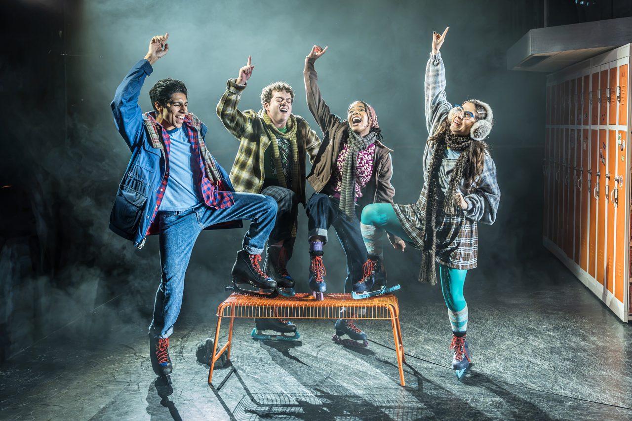 RONAV JAIN (AARON PUCKETT), ROBIN SIMÕES DA SILVA (MARTIN DOATY), AVIVA TULLEY (DELIA MCDANIELS) &amp; SARA HAJIZADEH (TERESA BENTON)
Photography by Marc Brenner
